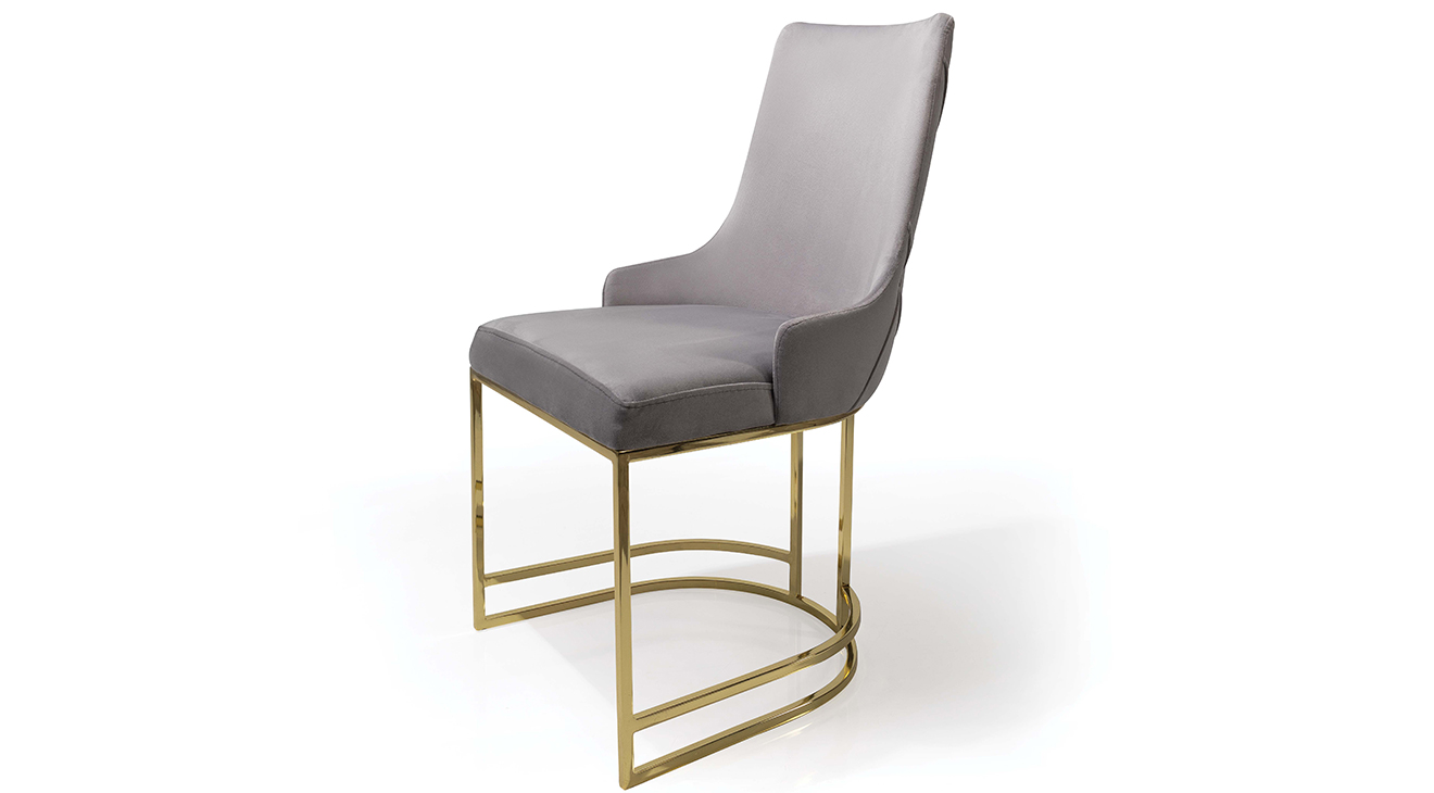 Hilton Gold Metal Ayaklı Sandalye